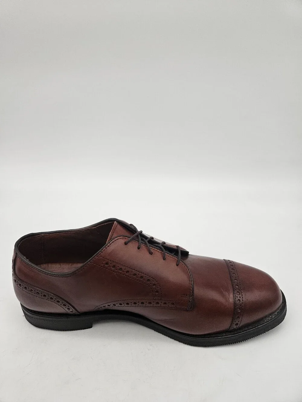 Allen Edmonds Benton Brown Leather Cap Toe Oxford Comfort Orthotics Size 11